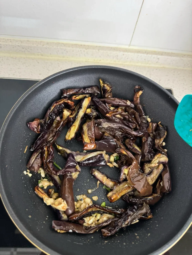 Garlic Eggplant Strips