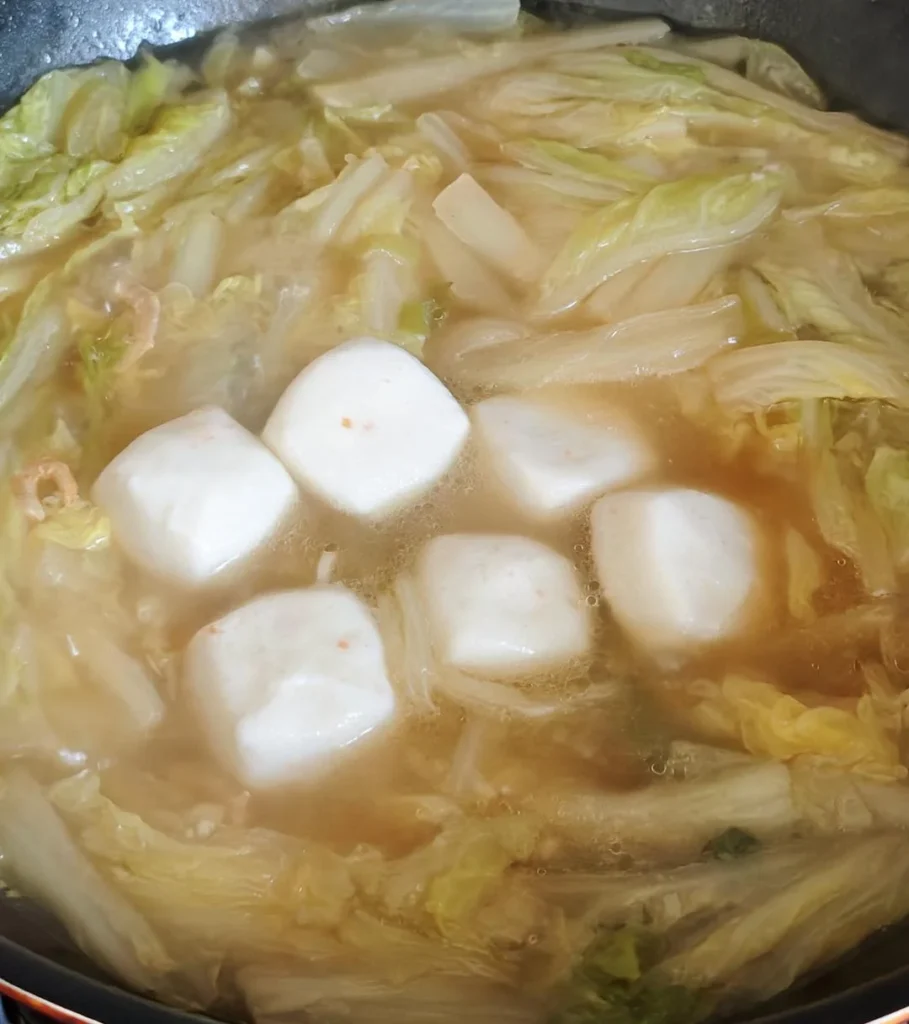 Fish Ball and Napa Cabbage Stew
