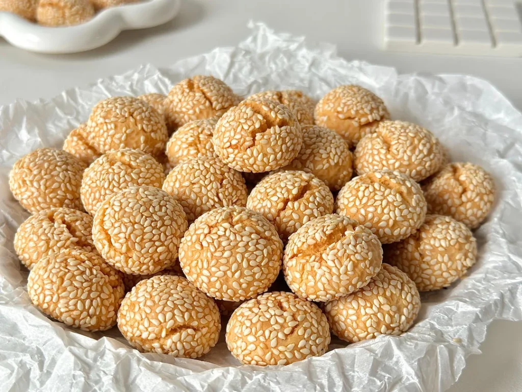 Sesame Crunch Bites – Crispy Chinese New Year Snack