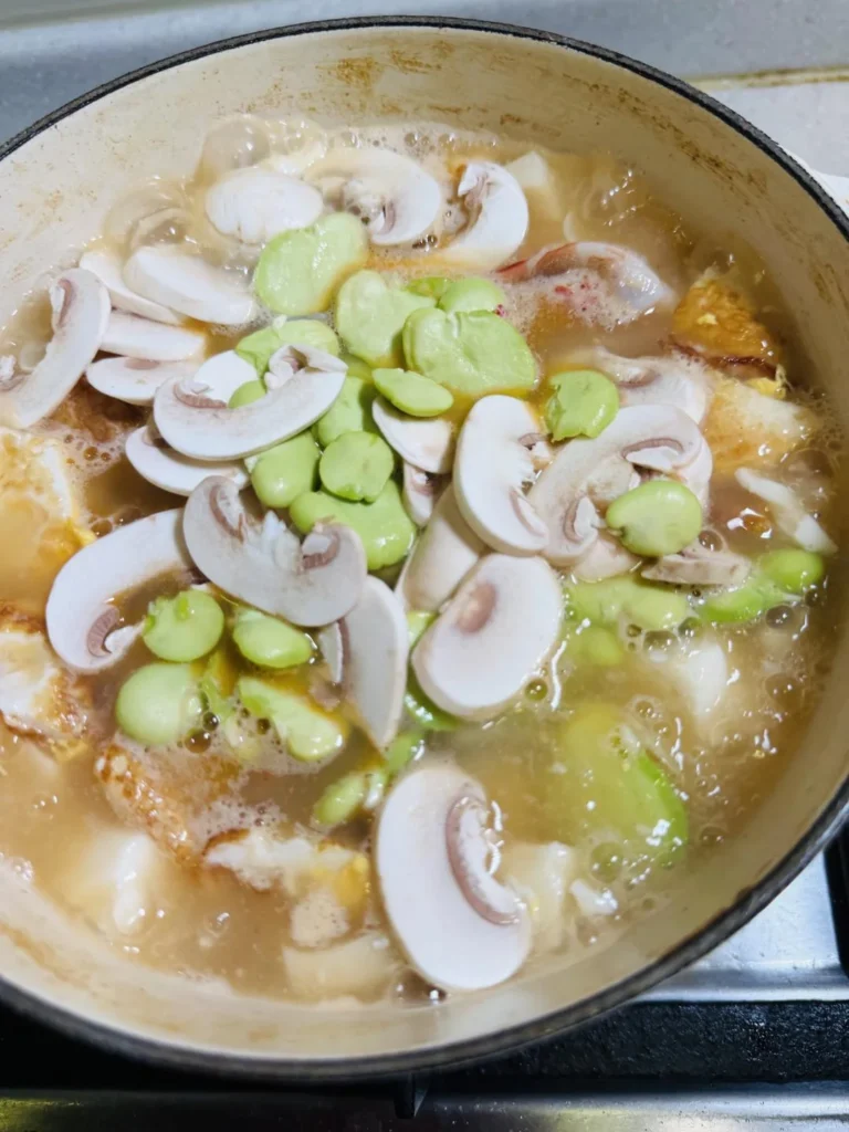 Spring Bamboo Shoot and Shrimp Soup