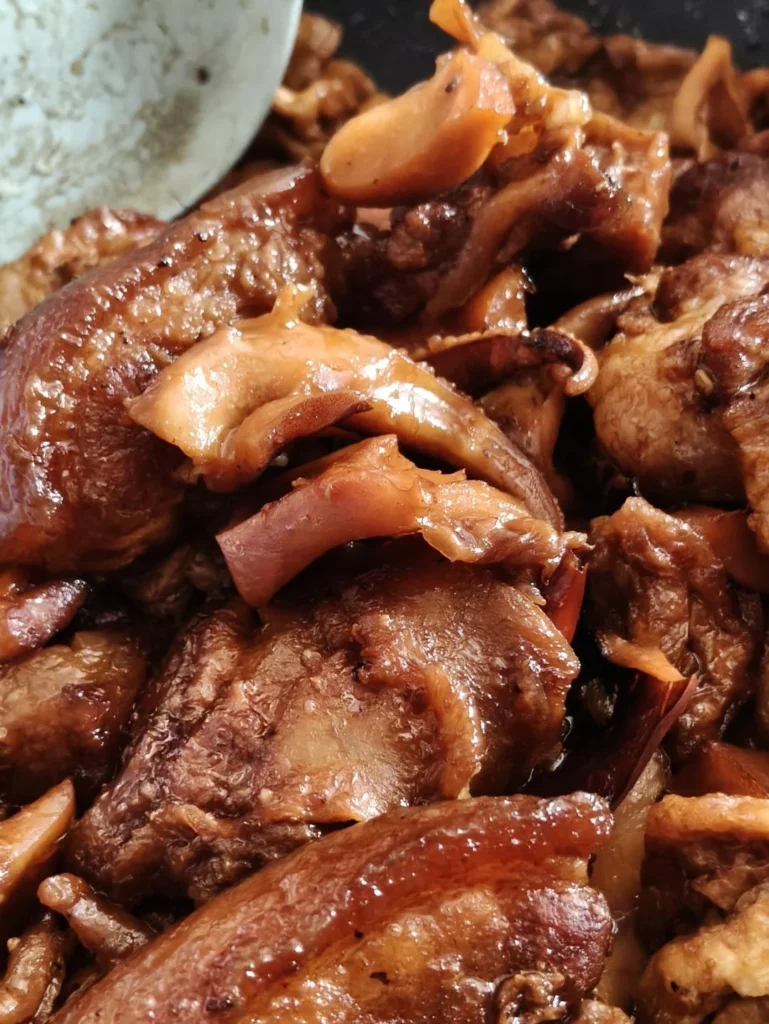 Braised Dried Cuttlefish with Pork Belly
