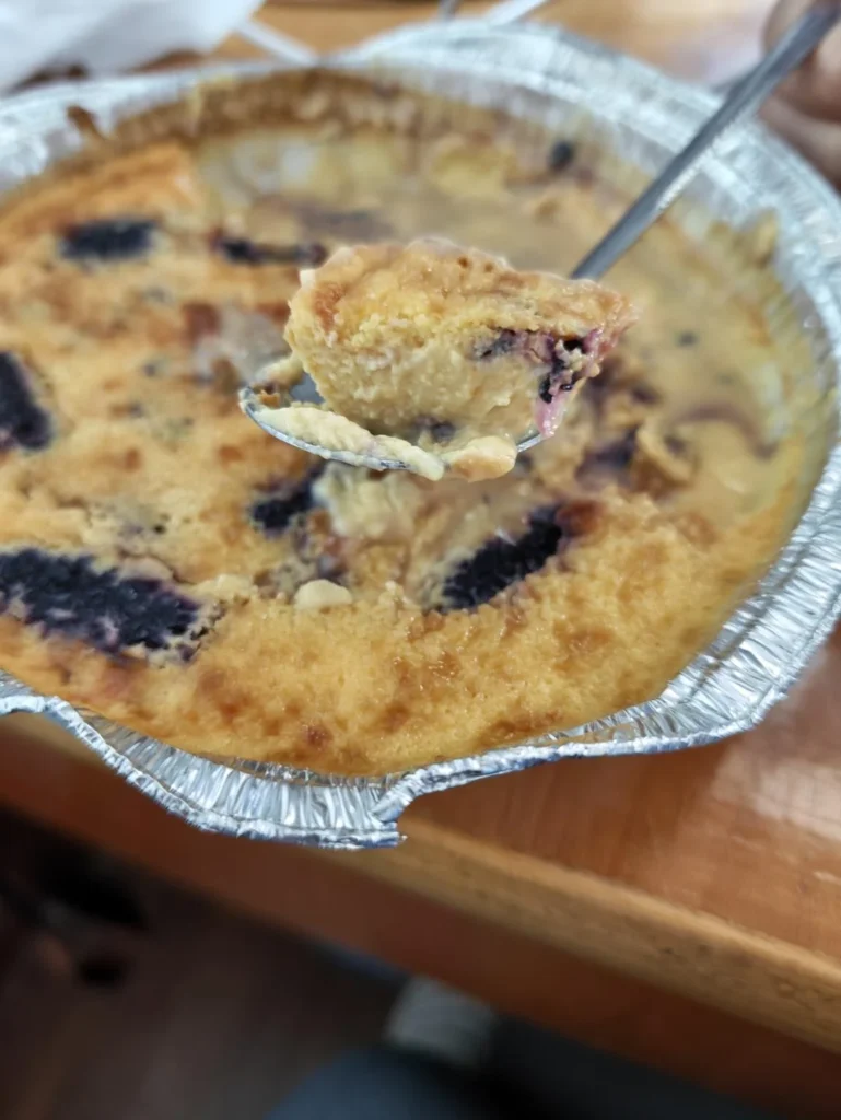 Mulberry Basque Cheesecake (Air Fryer Version) – Overnight Breakfast for Two