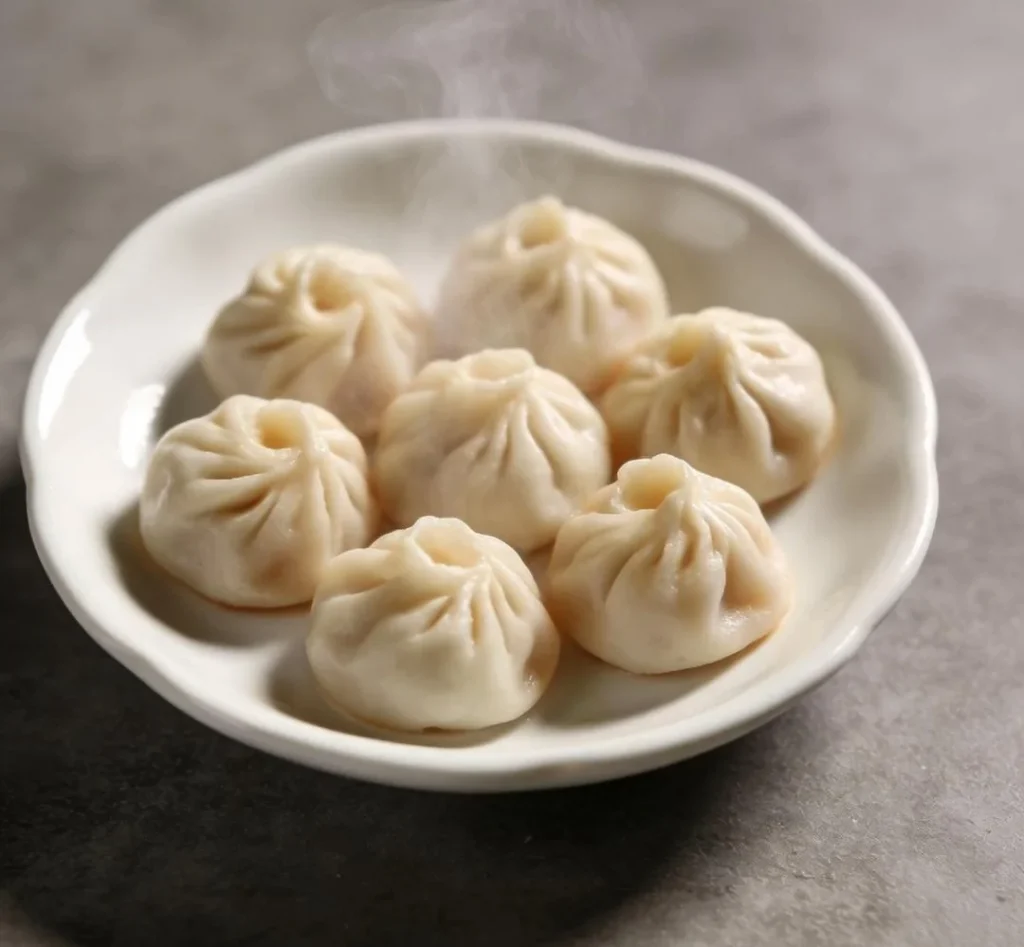 Pork and Scallion Soup Dumplings (Xiaolongbao)