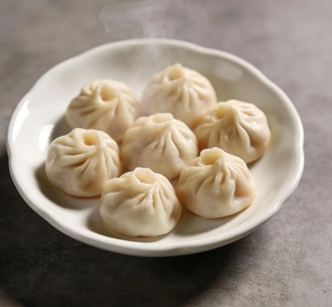 Pork and Scallion Soup Dumplings (Xiaolongbao)