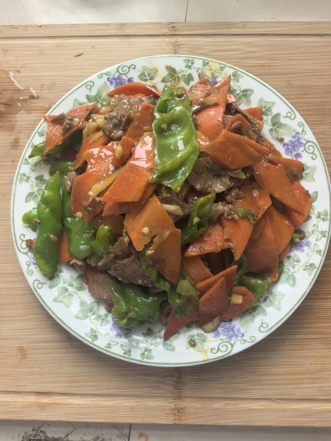 Stir-fried Beef with Carrots