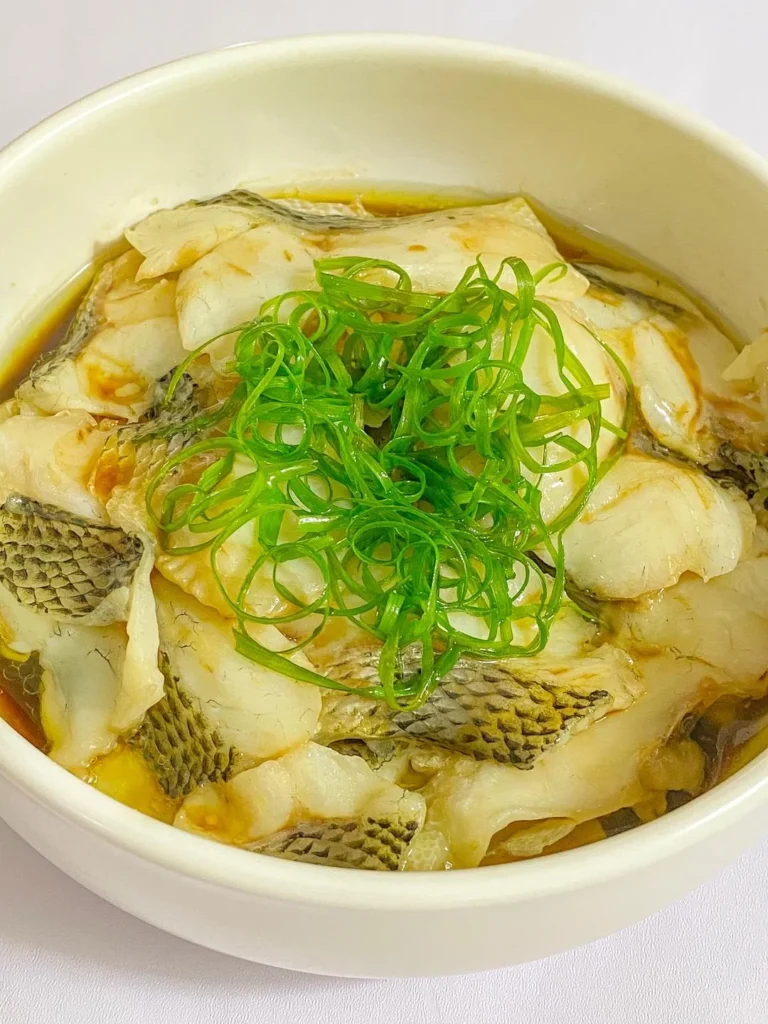 Steamed Sea Bass Fillets