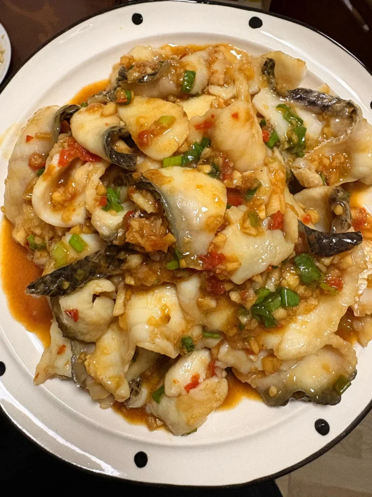 Garlic Snakehead Fish Slices