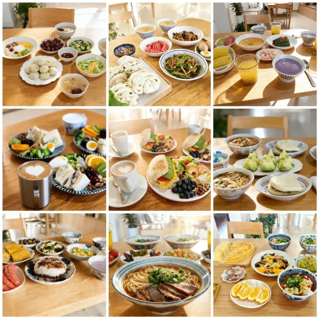 Breakfast Collection for Three — Morning Light