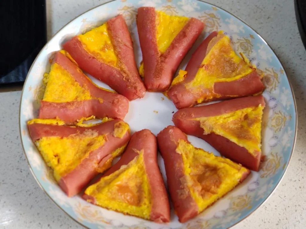 Quick Egg & Ham Sausage Breakfast