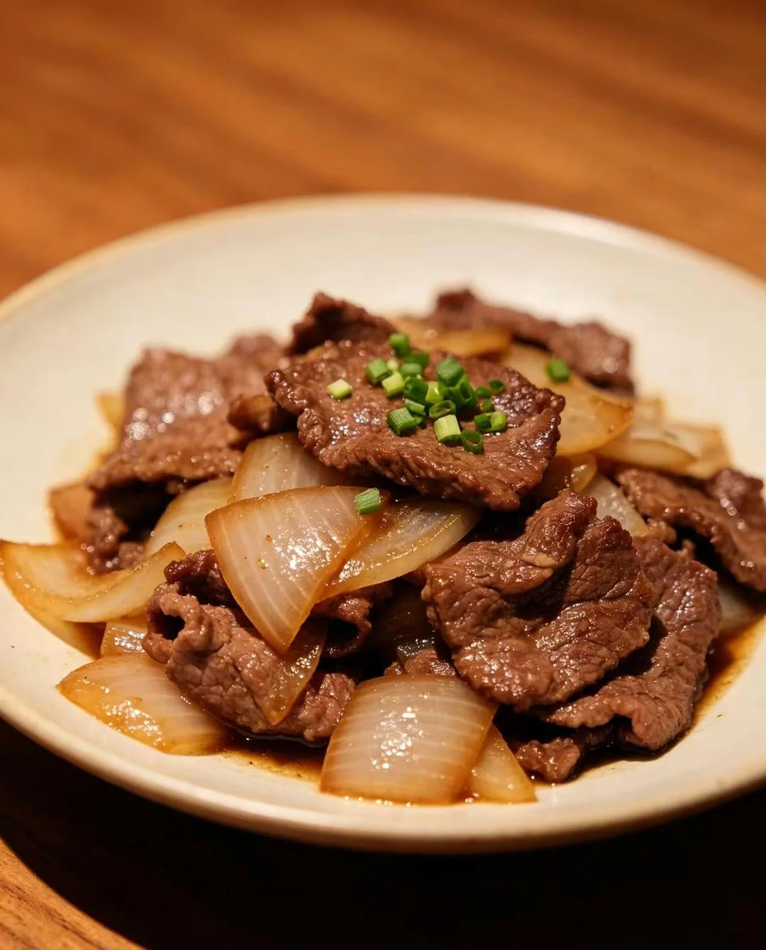 Stir-fried Beef with Onions