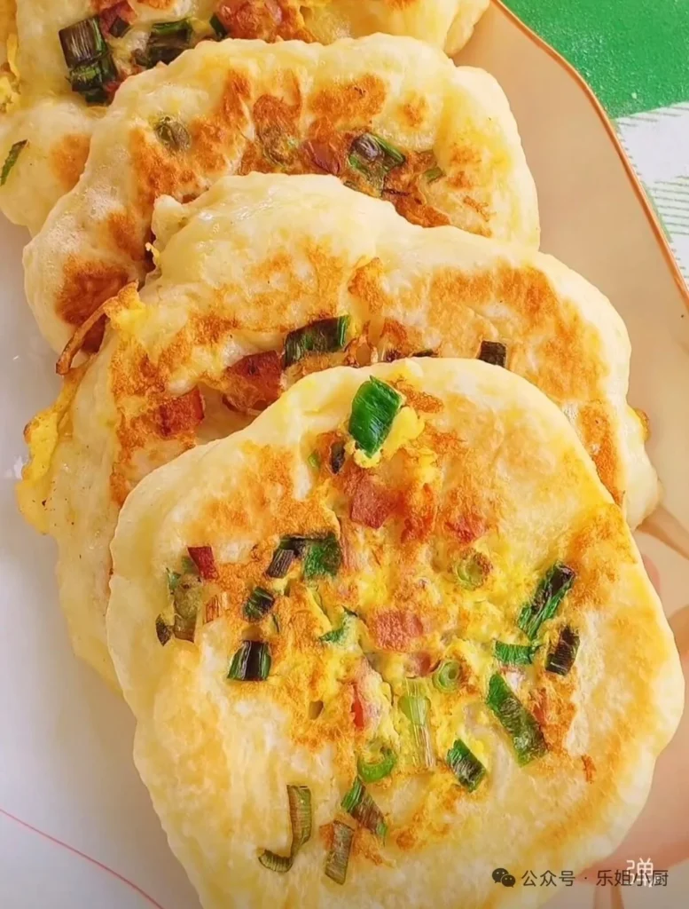 Savory Breakfast Flatbreads with Meat or Egg Filling