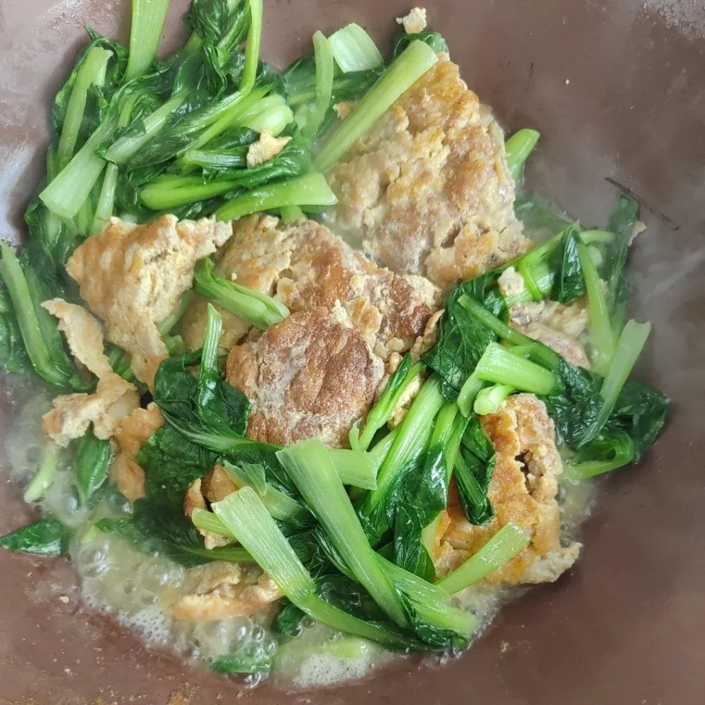 Vegetable and Meat Egg Pancake — A Homestyle Favorite