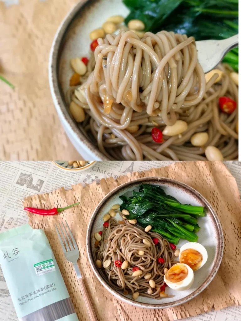 Quick Breakfast: Gluten-Free Cold Buckwheat Noodles