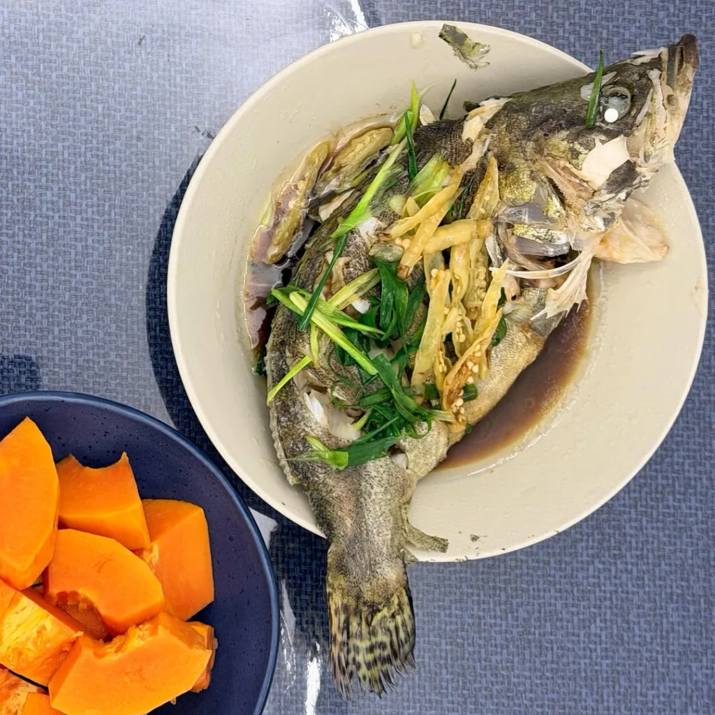 Steamed Mandarin Fish