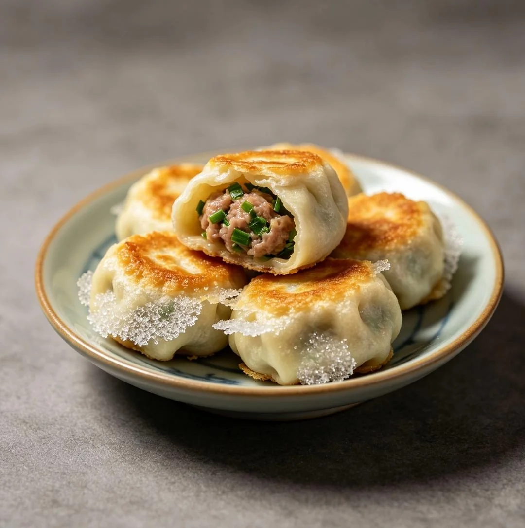 Pan-Fried Pork and Chive Buns