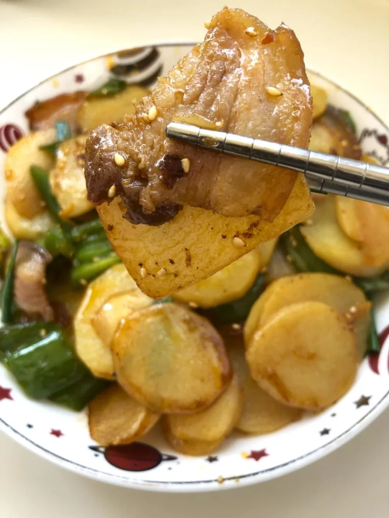 Dry-Fried Potato Slices (No Deep-Frying, No Water Added)