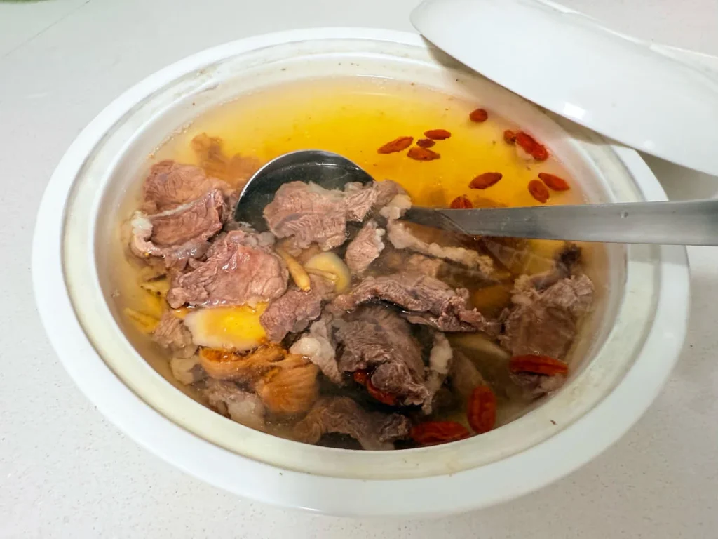 Nourishing Pseudostellaria Root and Beef Soup
