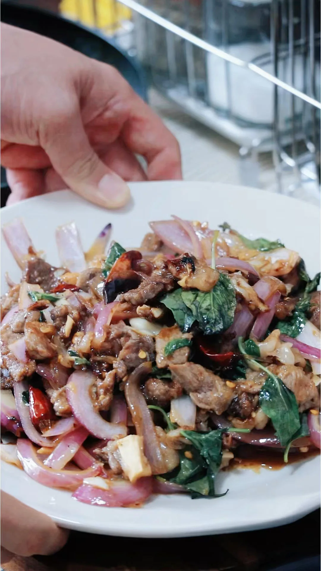 Stir-fried Beef with Basil