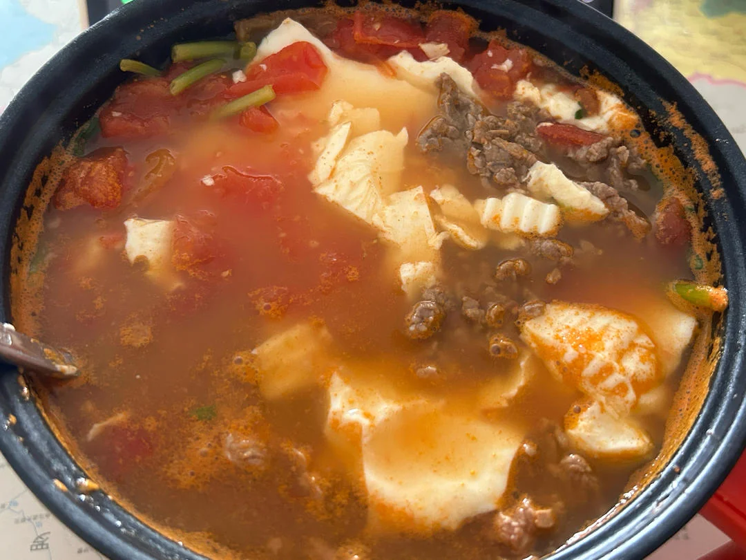 Tomato Beef and Soft Tofu Clay Pot (Single Serving)