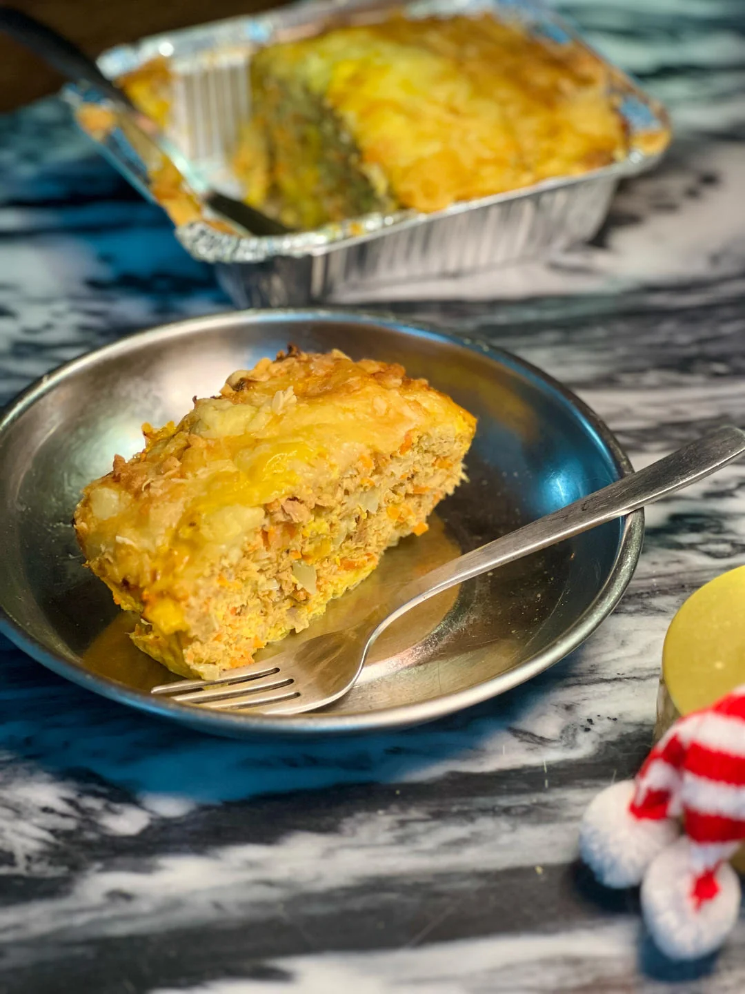Low-Carb Cauliflower Tuna Quiche