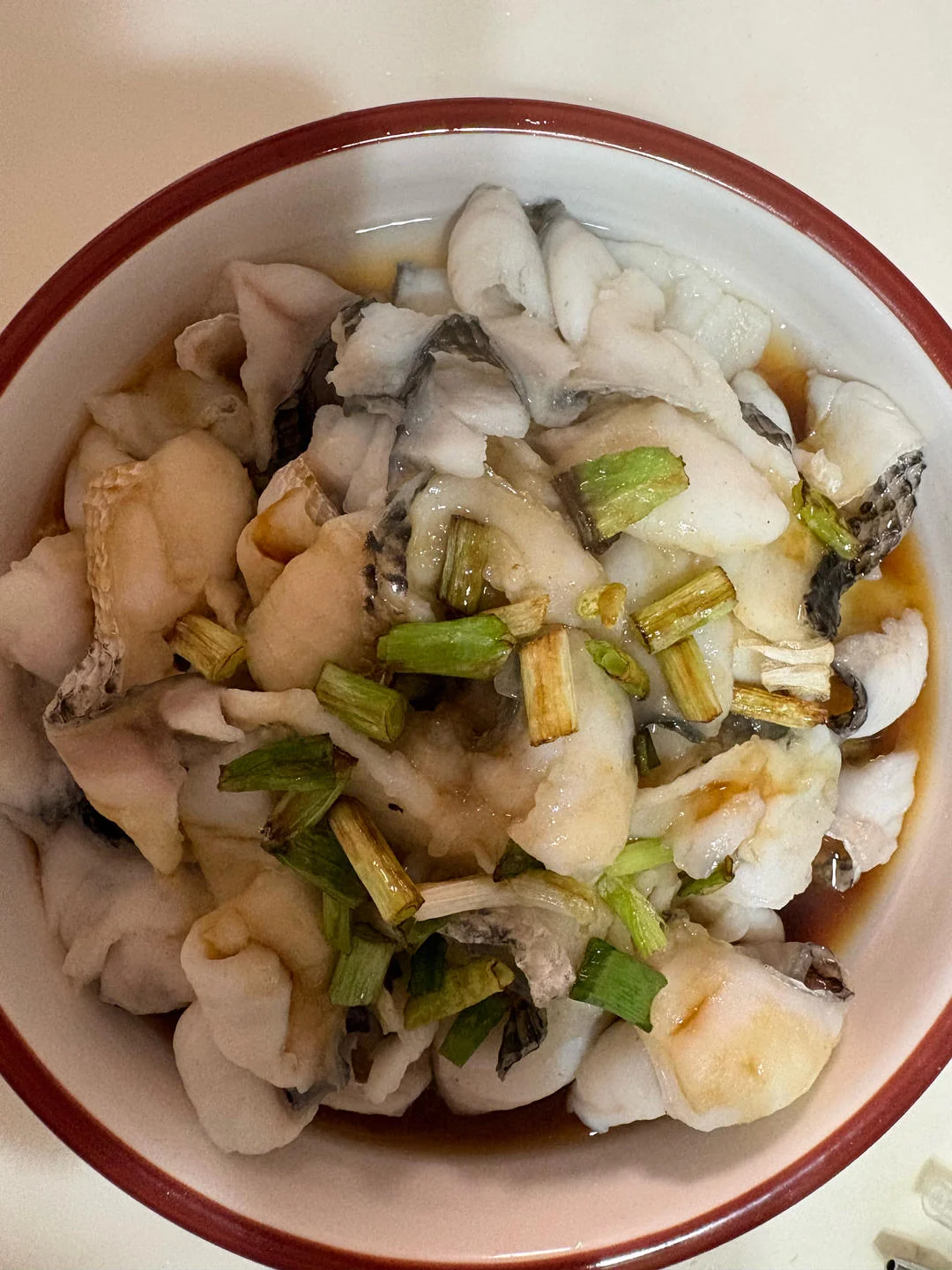 Snakehead Fish Fillets with Sizzling Scallion Oil
