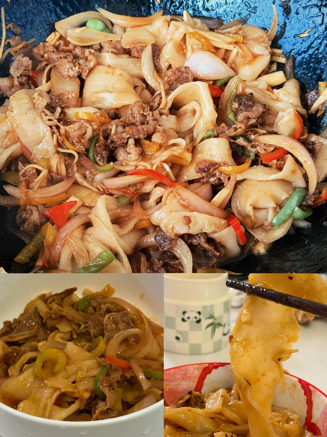 Pan-Seared Beef with Hand-Pulled Noodles