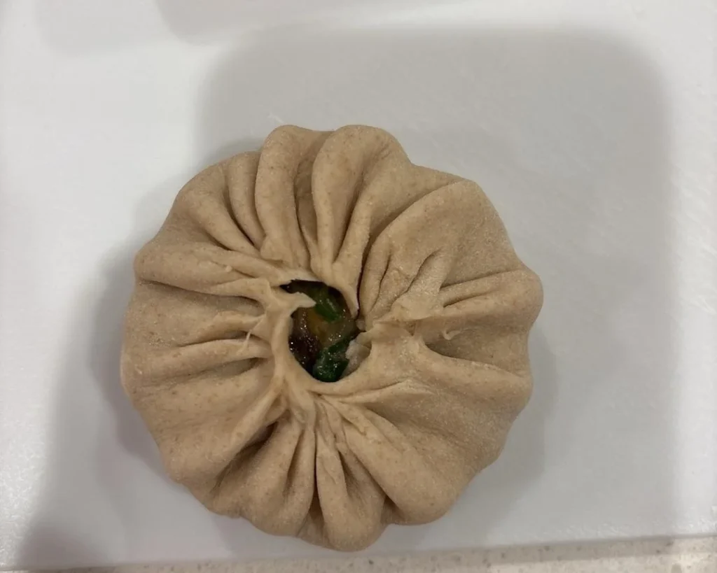 Scald-Dough Pork and Suancai (Pickled Cabbage) Baozi