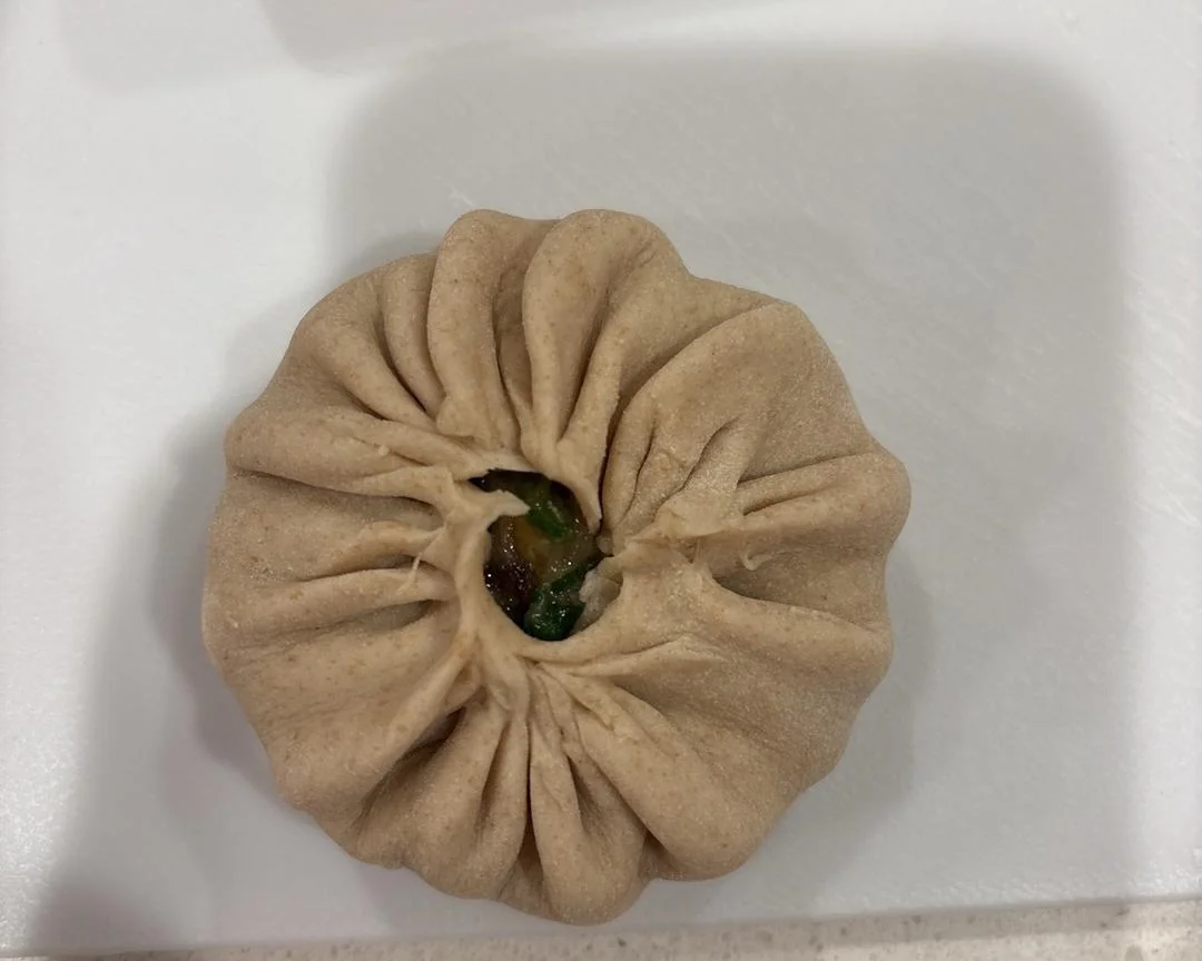 Scald-Dough Pork and Suancai (Pickled Cabbage) Baozi