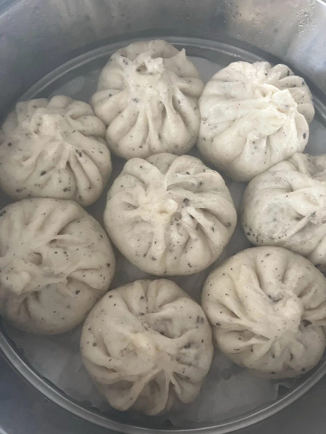 Lazy Sesame Pork and Mushroom Vegetable Buns