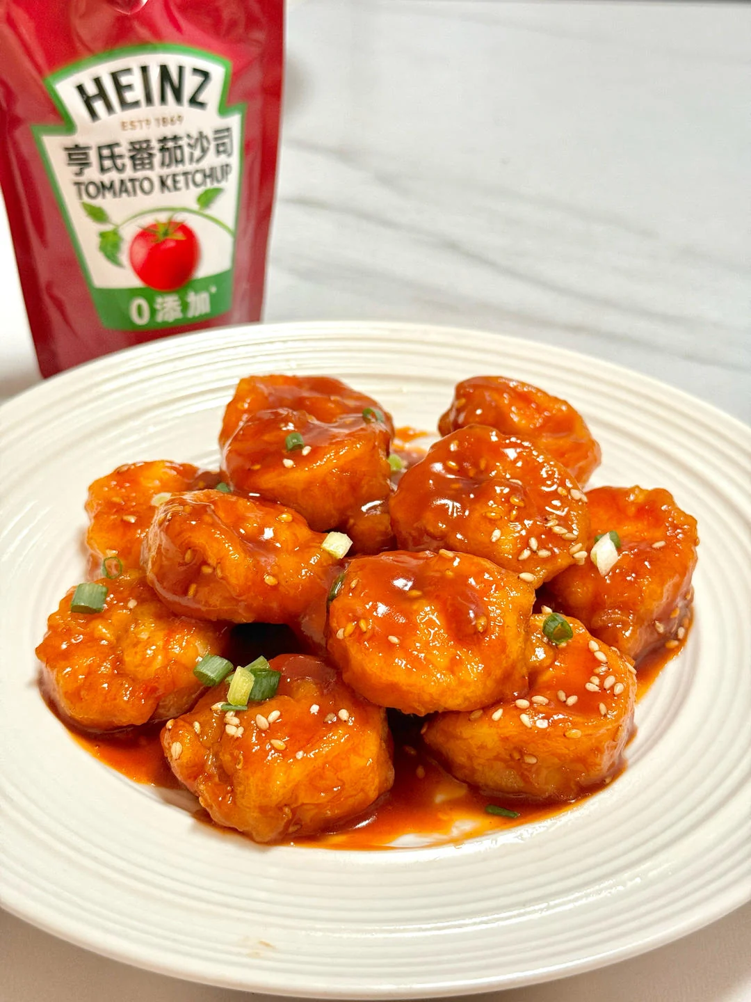 Super Quick Shrimp Balls in Tomato Sauce