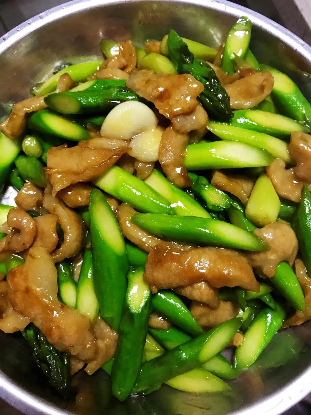 Stir-fried Asparagus with Pork