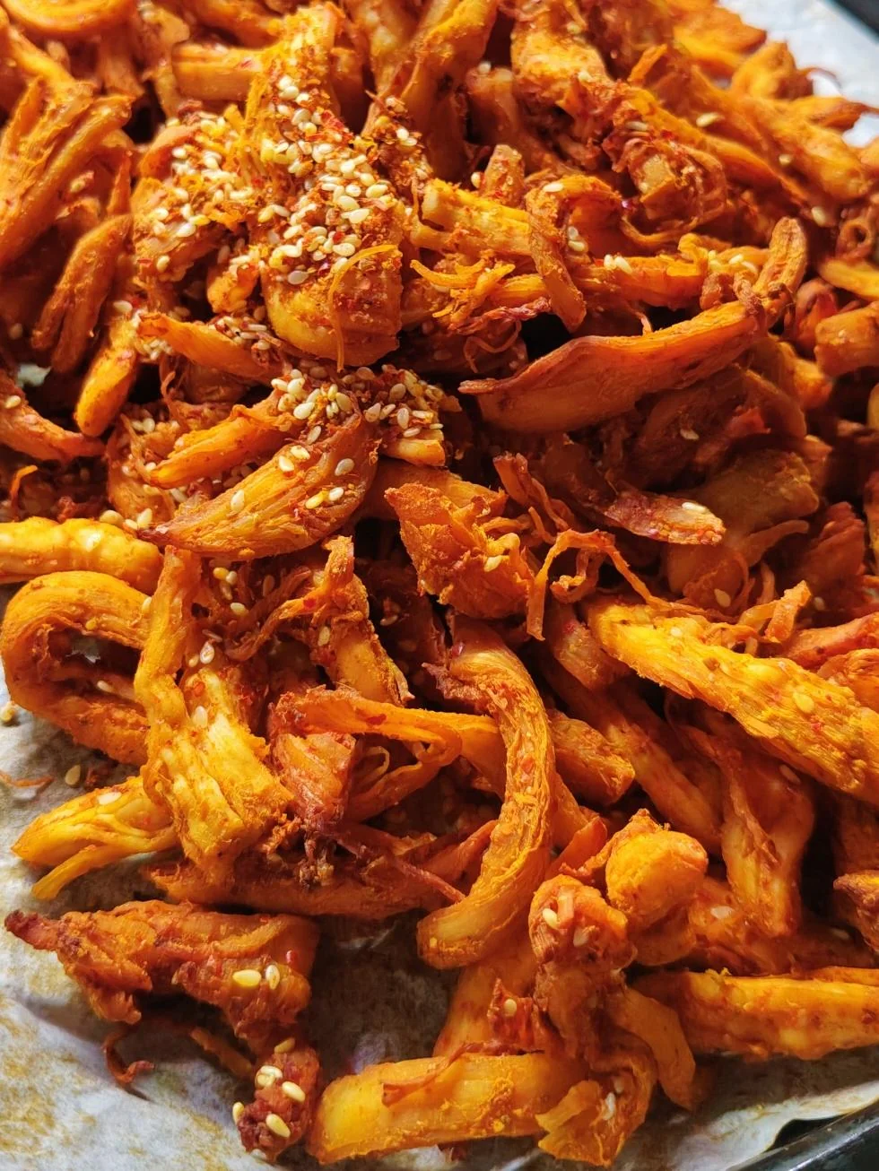 Air Fryer Shredded Chicken Jerky