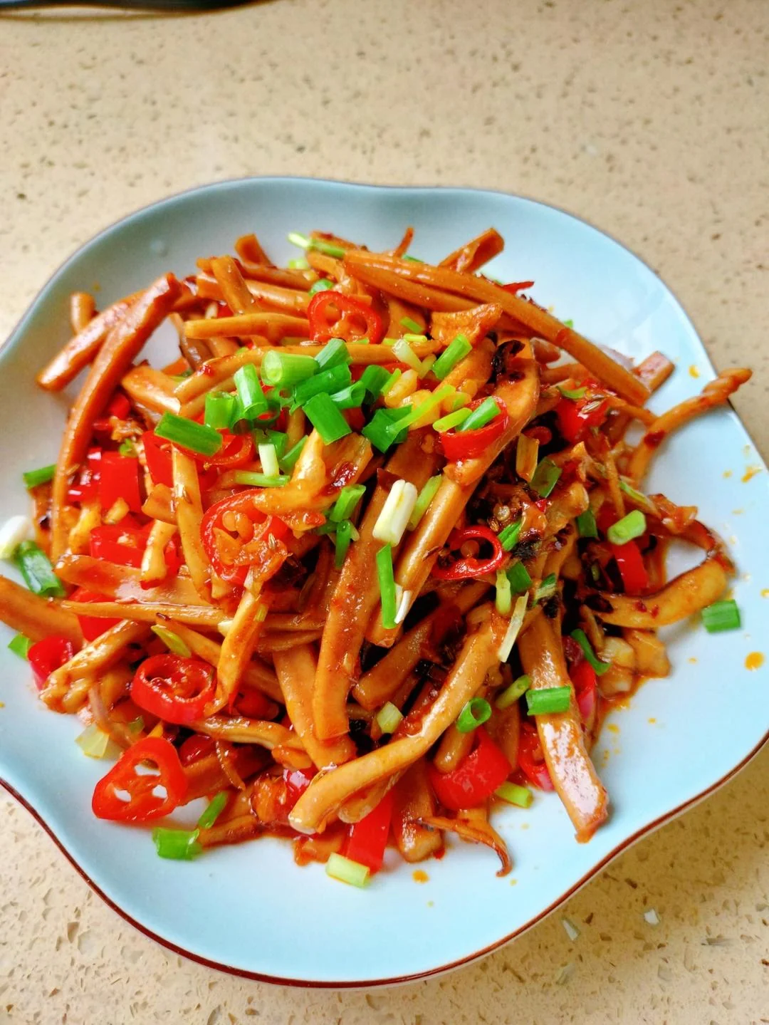 Spicy Stir-fried Squid