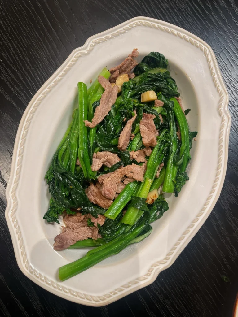 Beef and Choy Sum Stir-fry