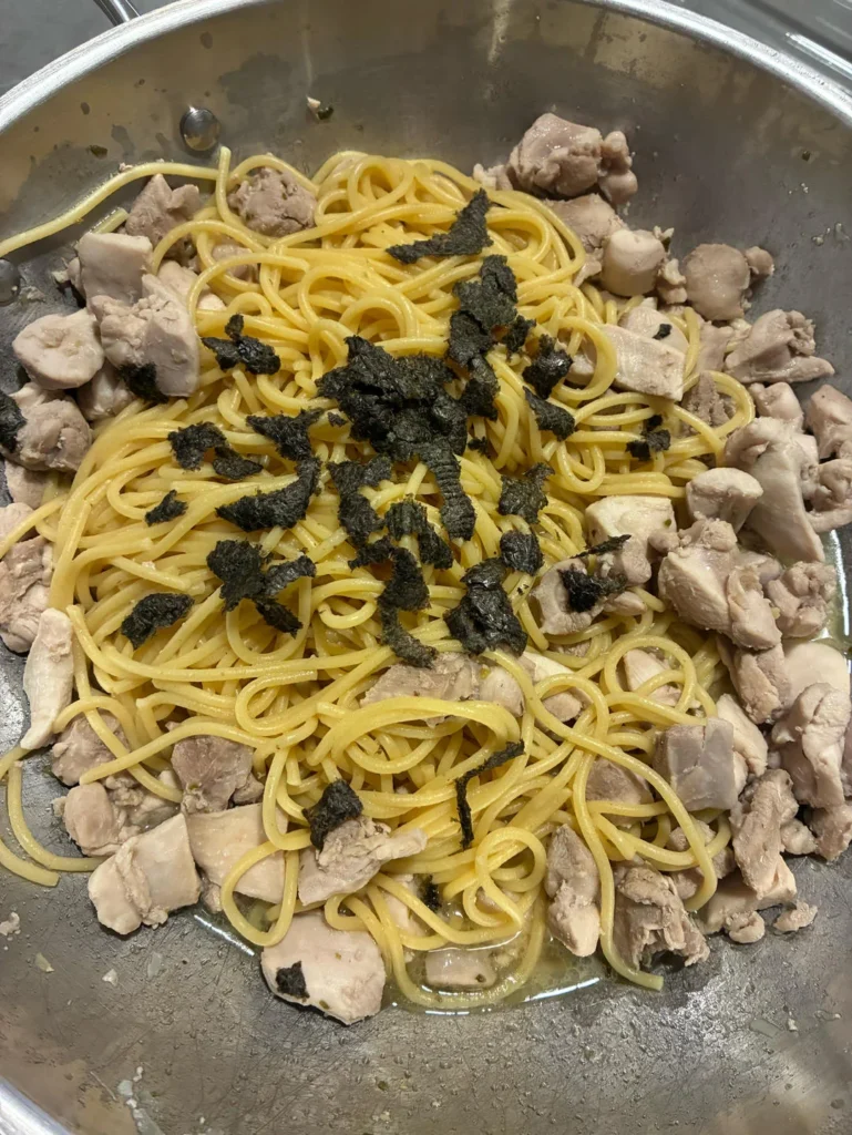 Yuzu Kosho Chicken Pasta