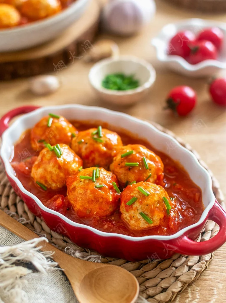 Sweet & Tangy Tomato Chicken Meatballs