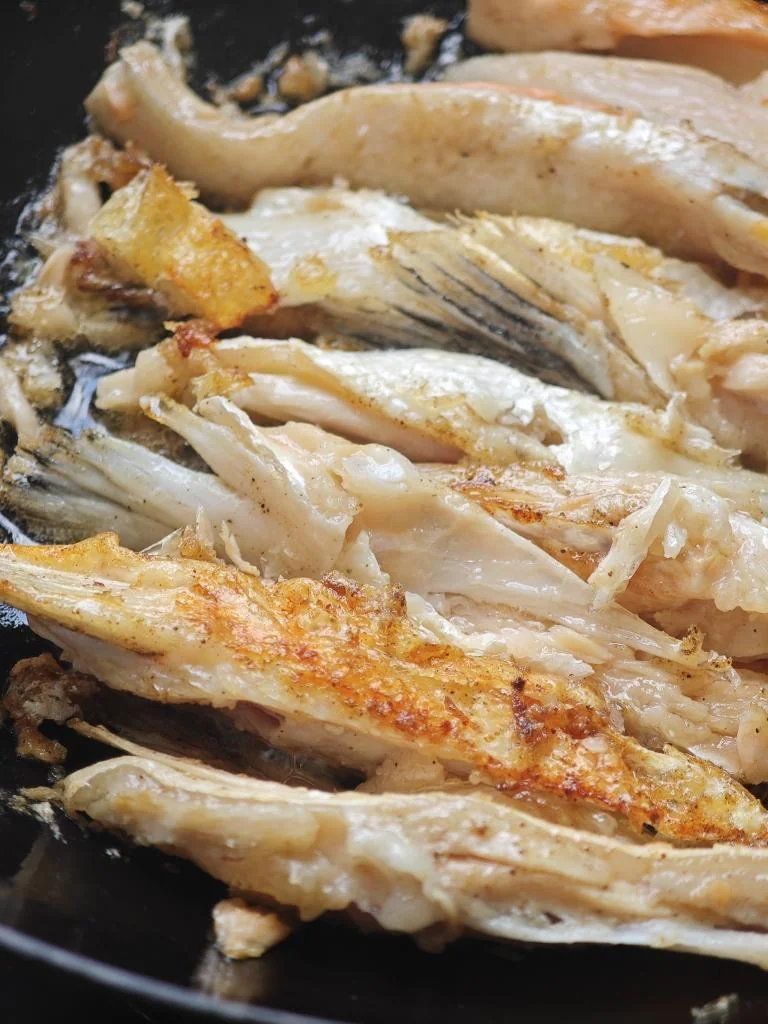 Pan-Seared Salmon Fins