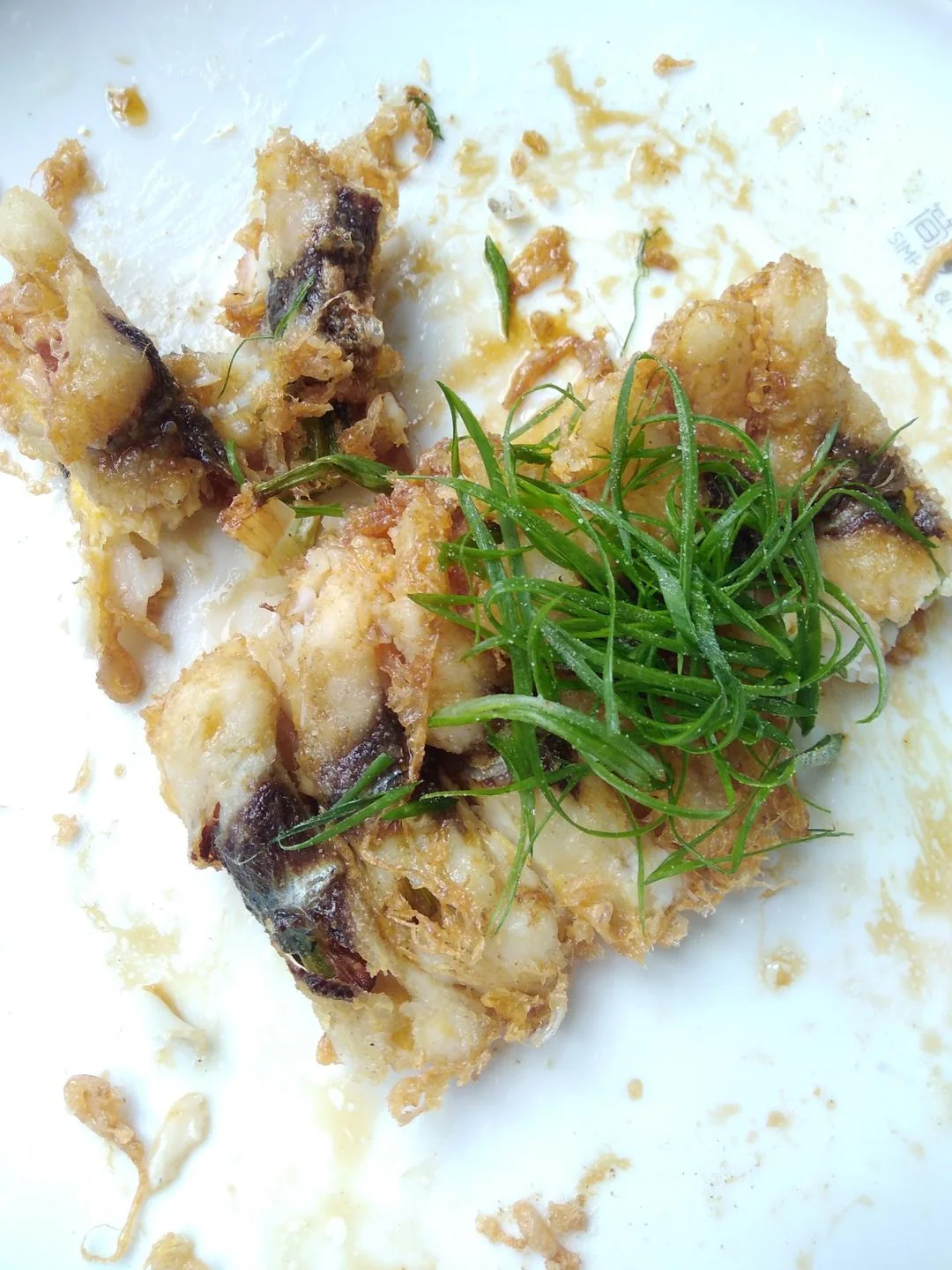 Crispy Fish Rolls with Roast Pork