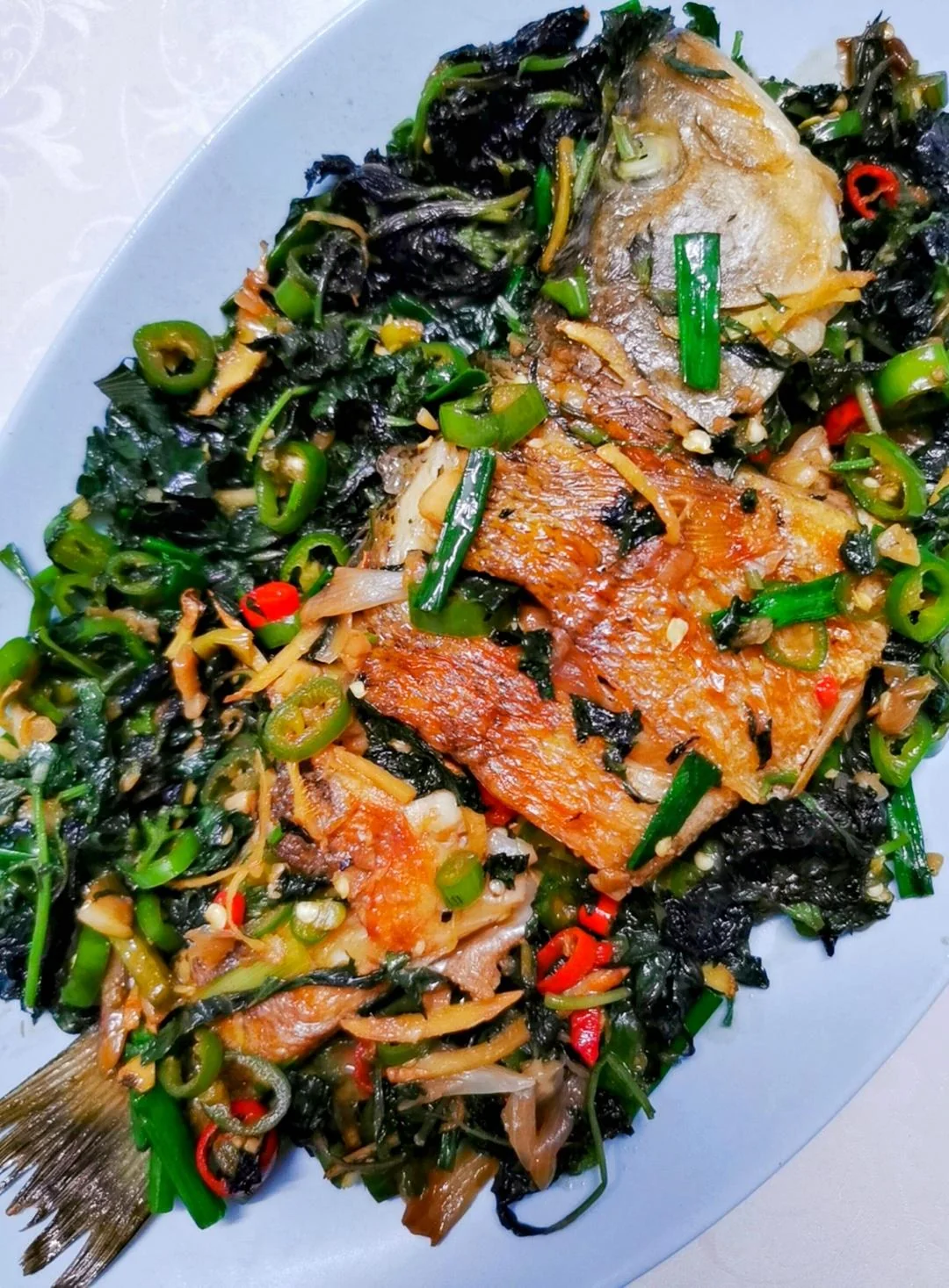 Perilla-Braised Fish