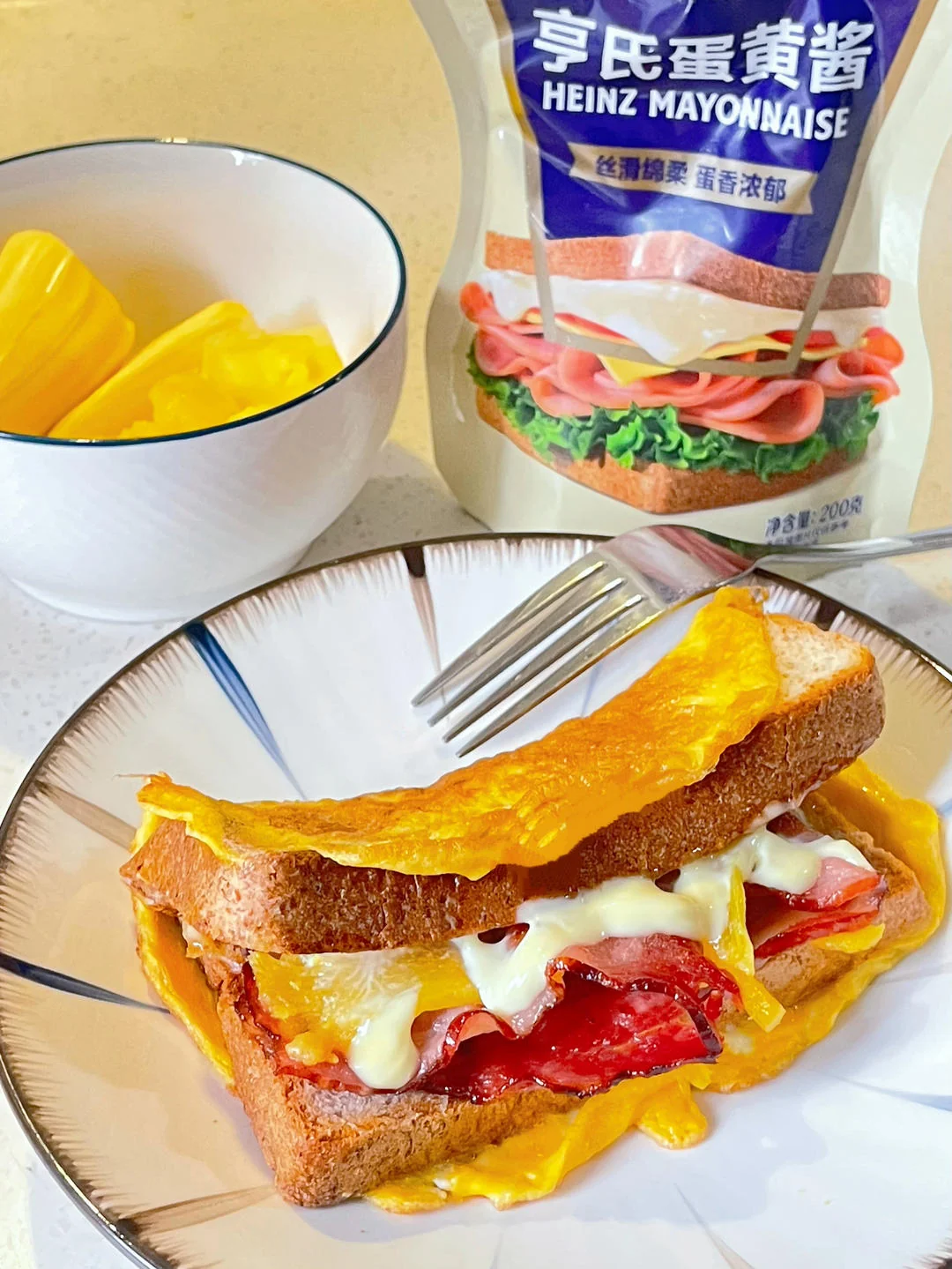 Whole Wheat Toast, Pineapple & Bacon Sandwich — 10-Minute Breakfast