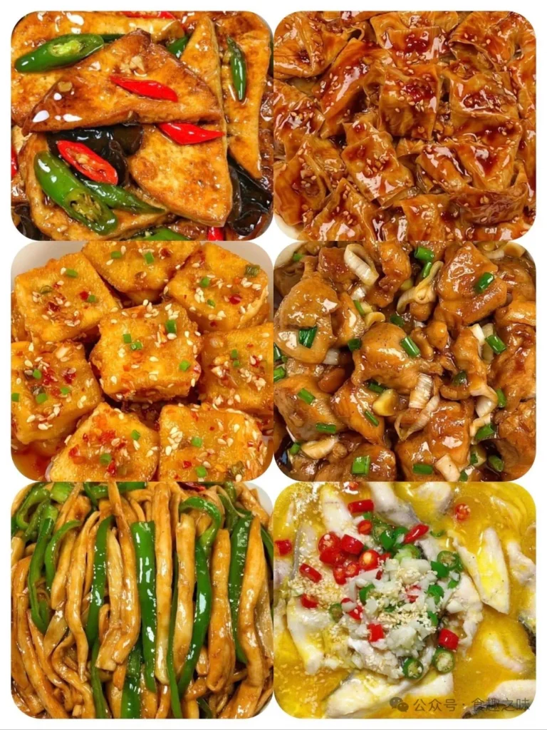 6 Home-style Dishes (Image-only Recipe)