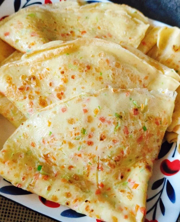 Quick Scallion Egg Pancake