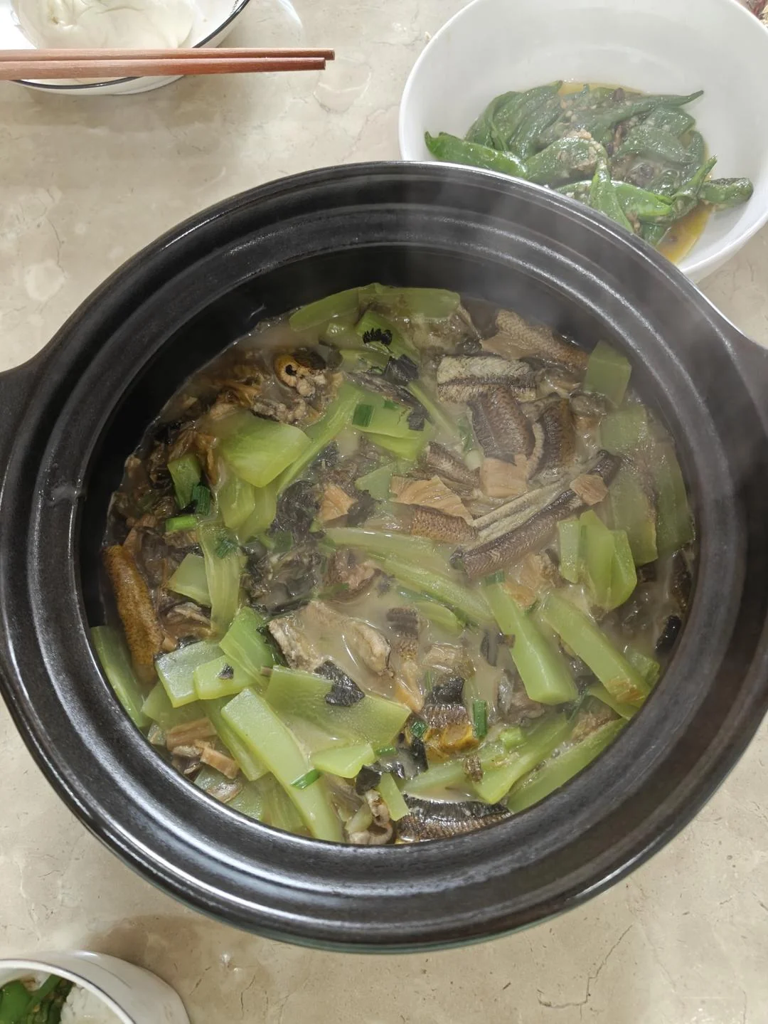 Swamp Eel and Pickled Mustard Greens Soup