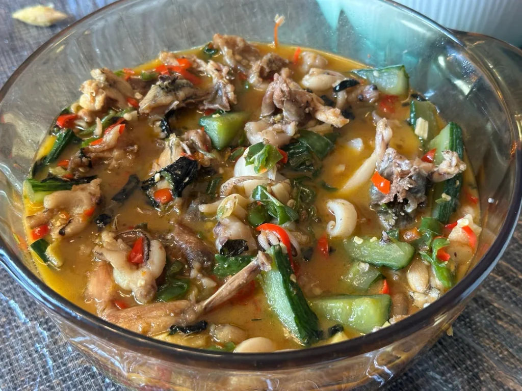 Boiled Baby Cuttlefish and Frog Medley