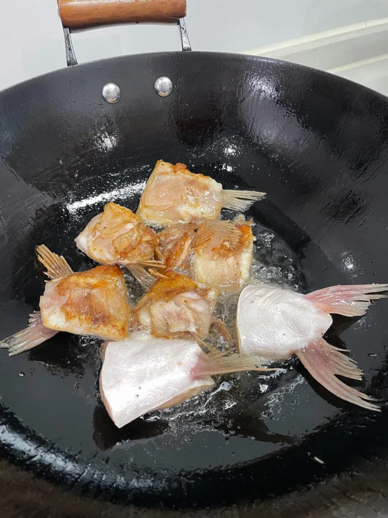 Crispy Grilled Fish Belly