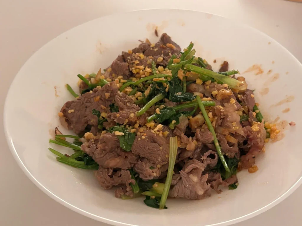 Shacha Sauce Marbled Beef