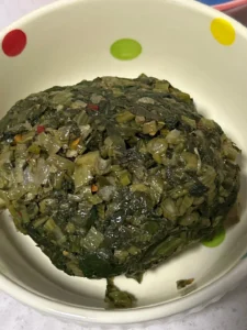 Stir-fried Pickled Mustard Greens with Free-Range Pork