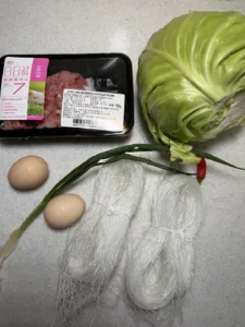 Quick & Easy Cabbage and Glass Noodles Stir-fry