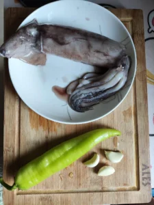 Stir-fried Squid with Gochujang Sauce