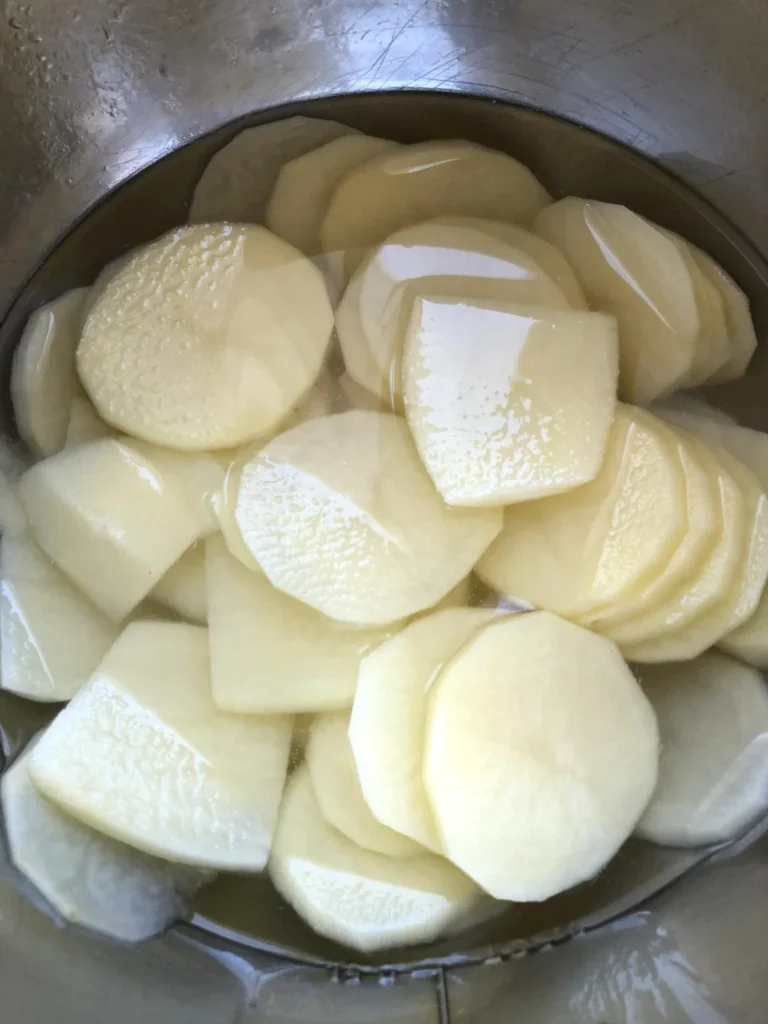 Dry-Fried Potato Slices (No Deep-Frying, No Water Added)